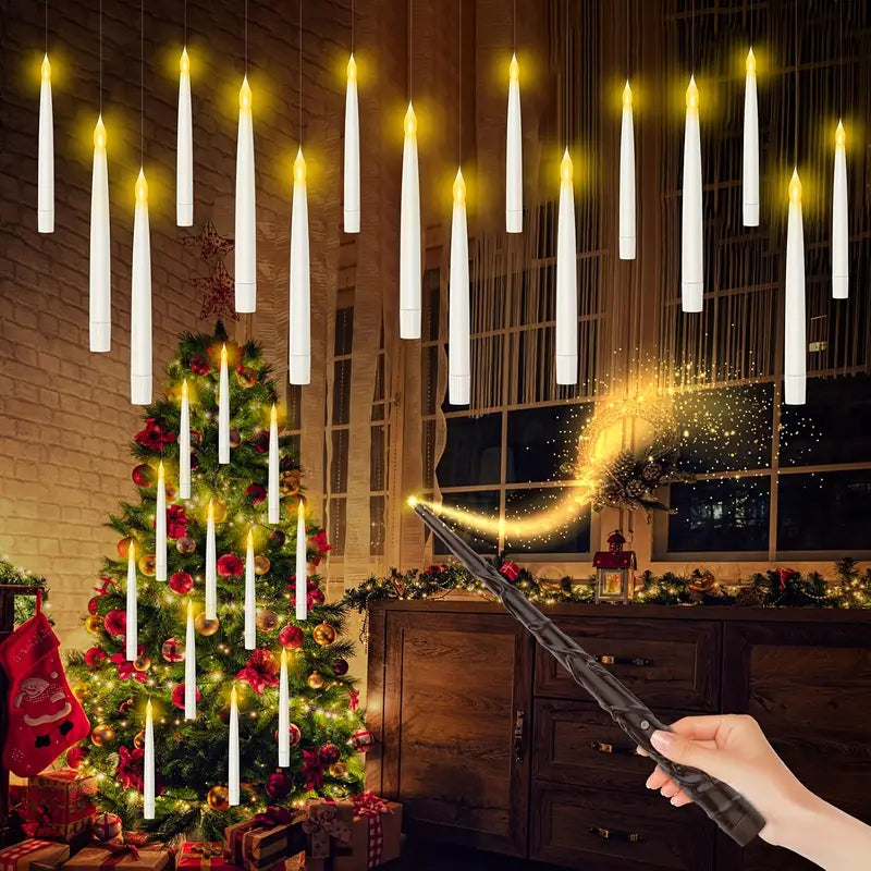 Raxiva-lueur enchantee bougies flottantes magiques