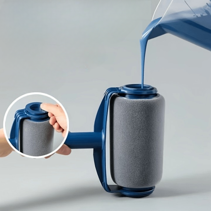 Raxiva-rouleau peinture remplissage integre anti eclaboussures