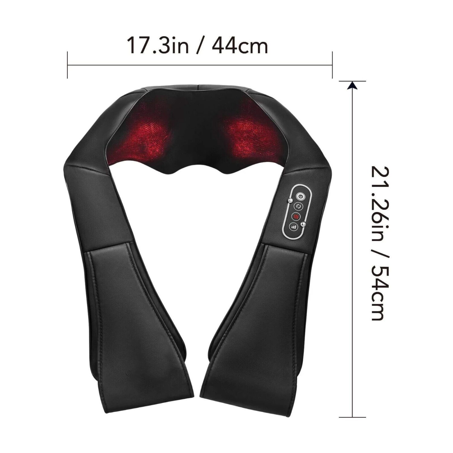 Raxiva-heated shiatsu neck shoulder deep tissue massager