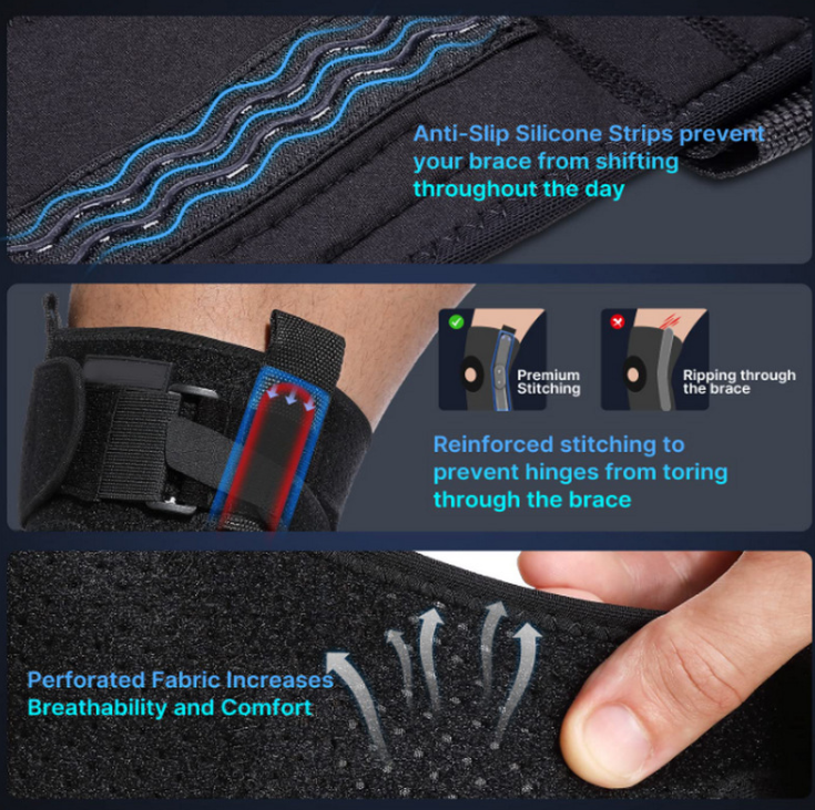 Raxiva-adjustable hinged knee brace for meniscus tear