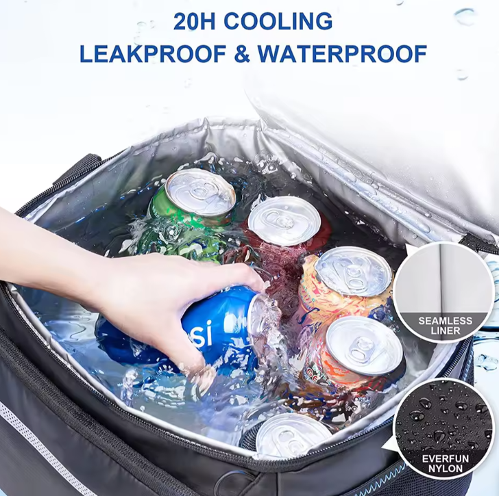 Raxiva-cooler bag insulated beach lunch bag