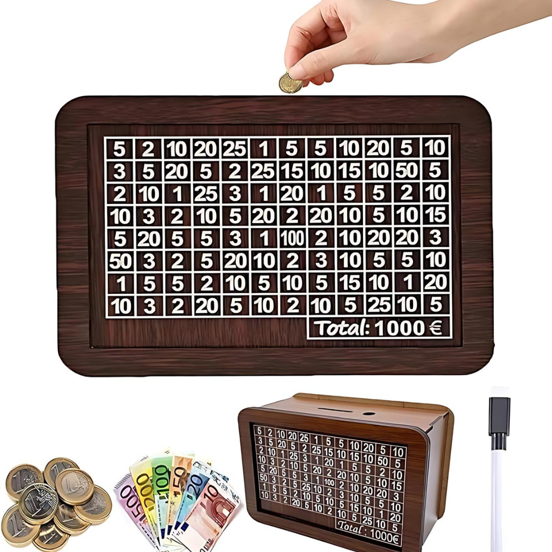 Raxiva-tresor bois tirelire en bois pour un avenir serein