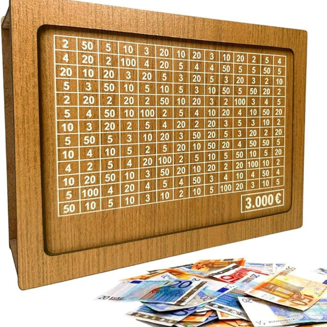 Raxiva-tresor bois tirelire en bois pour un avenir serein