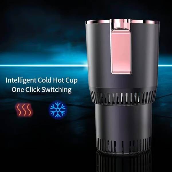 Raxiva-smart cup holder for hot and cold drinks in vehicle