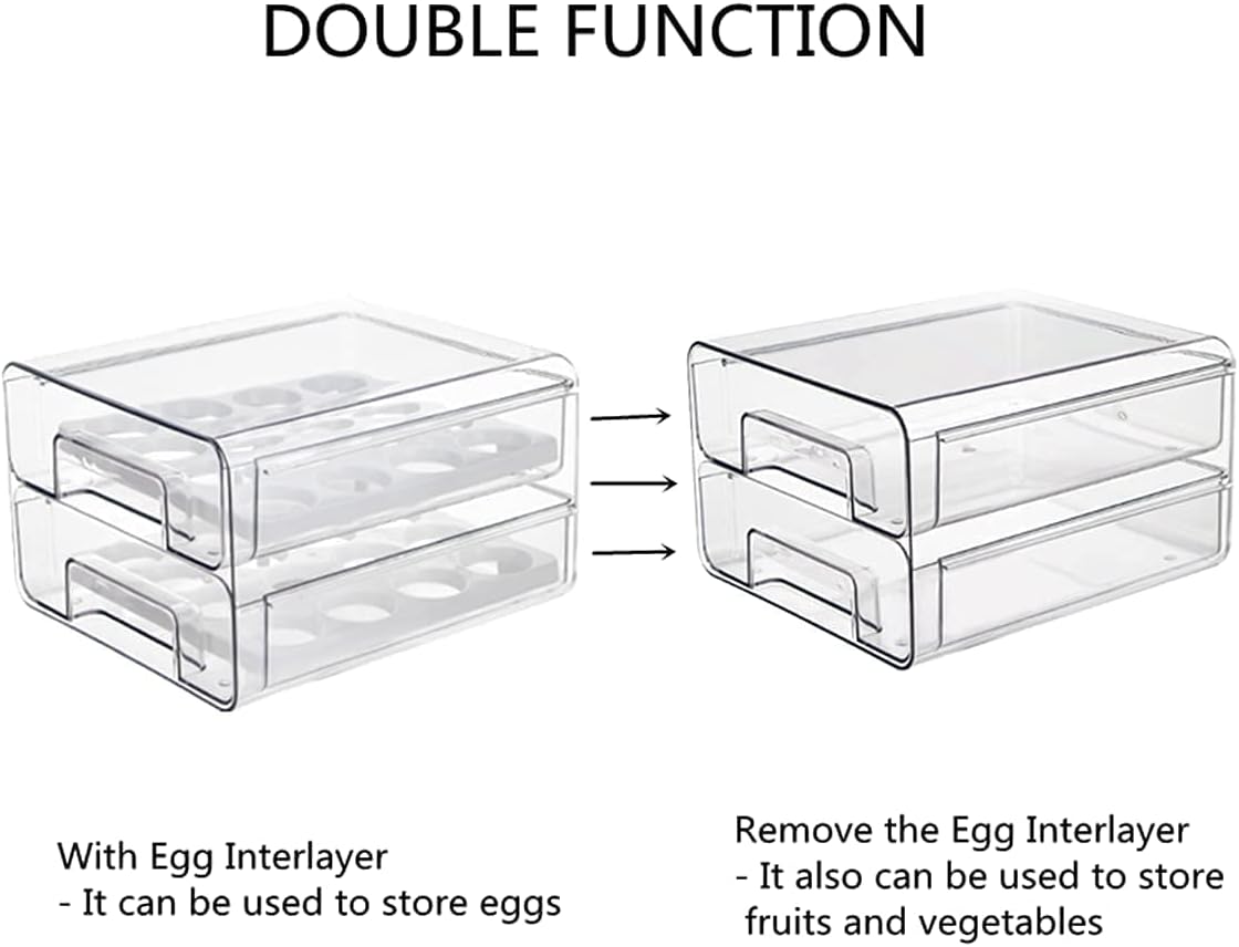 Raxiva-egg container holder in fridge