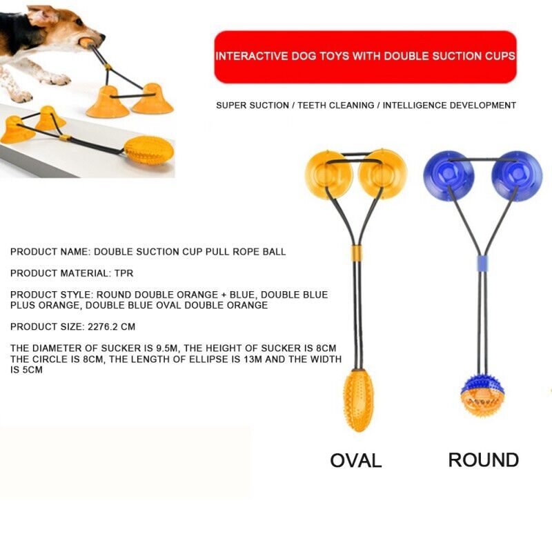 Raxiva-dog suction toy