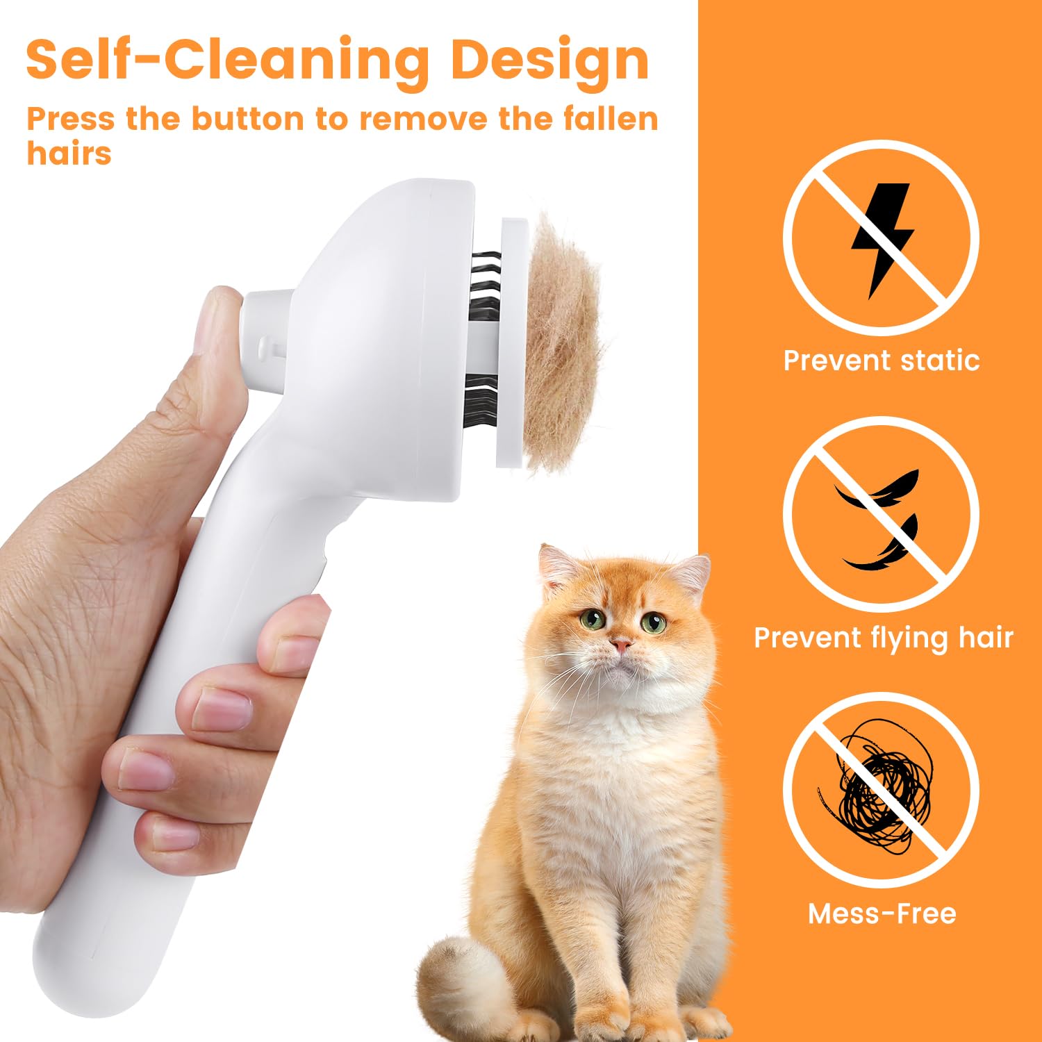 Raxiva-cat dog steam brush