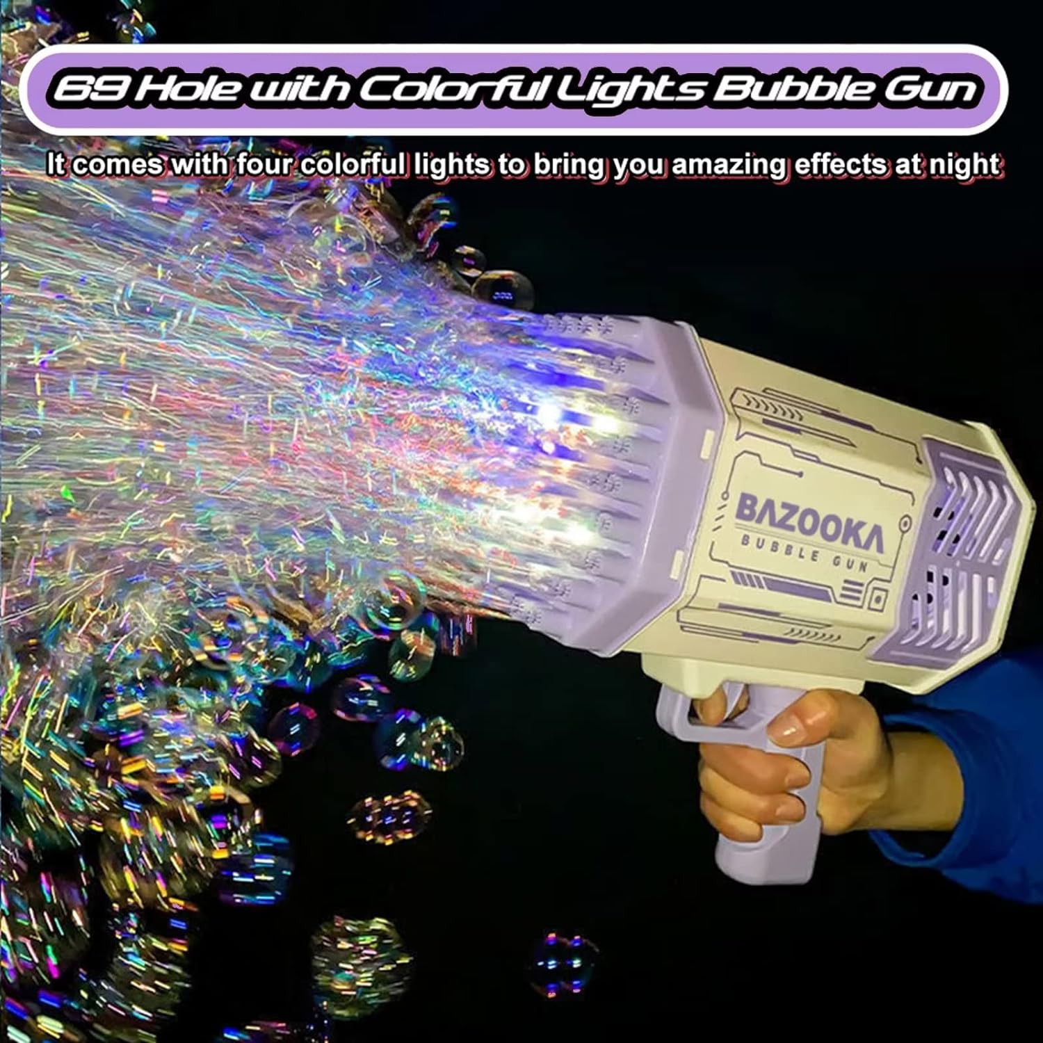 Raxiva-bubble gun blaster toy