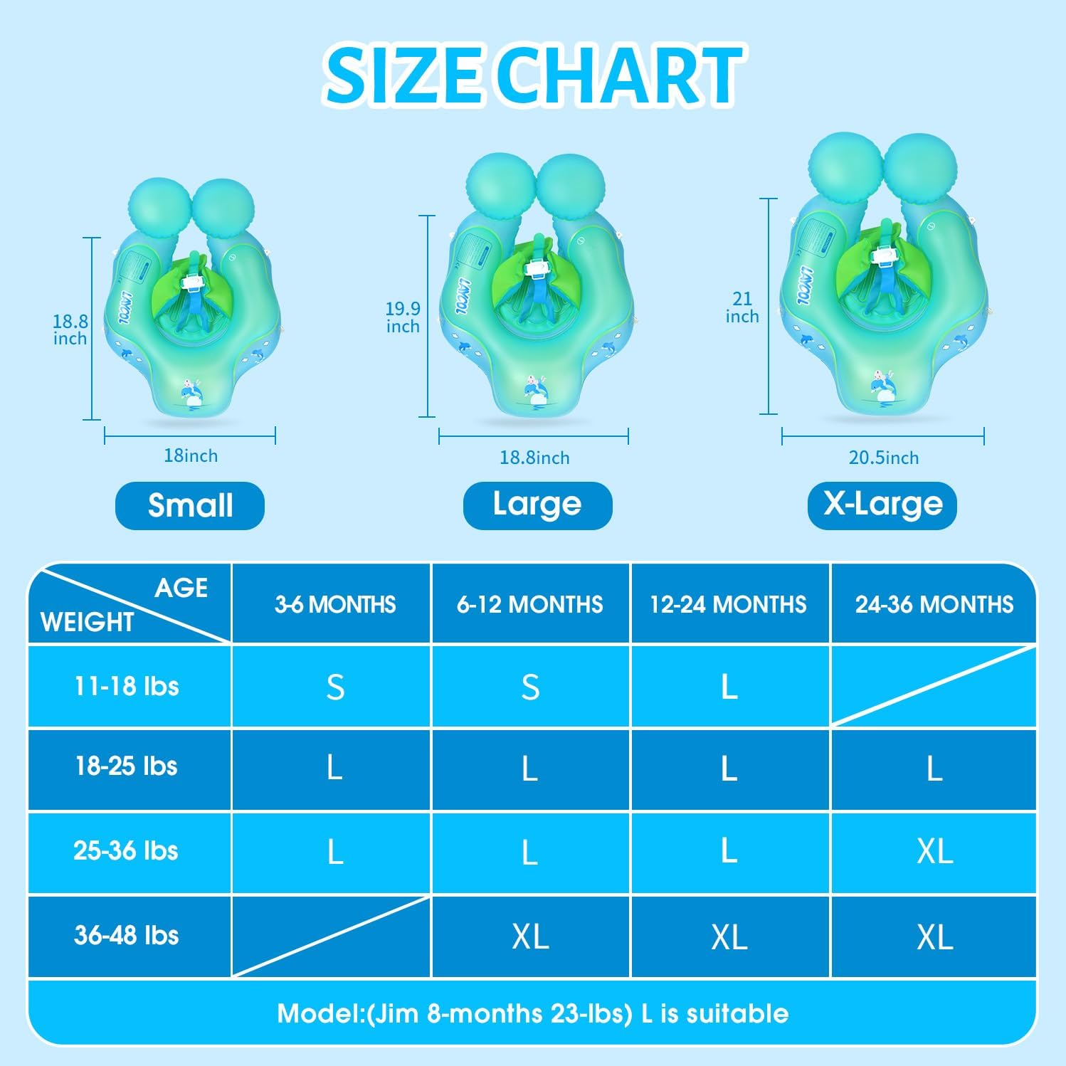 Raxiva-baby swim float with canopy