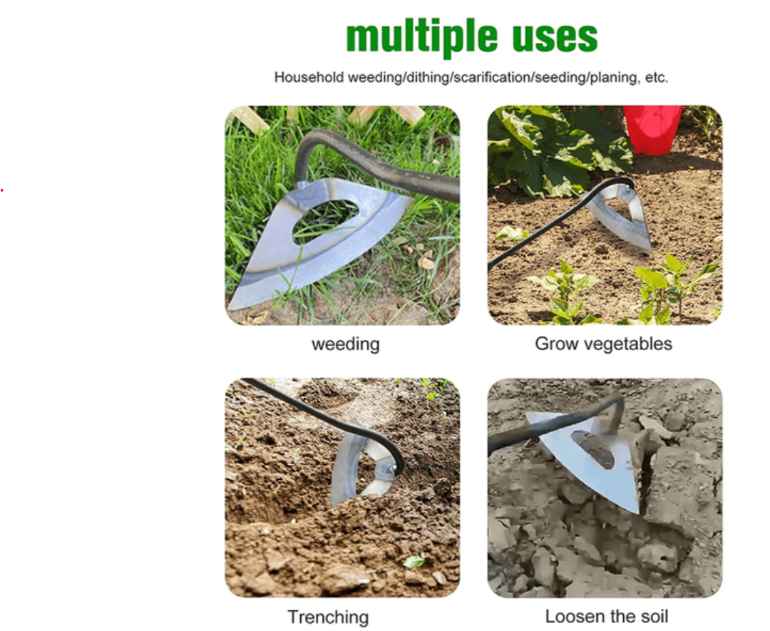 Raxiva-all steel hollow hoe for gardening