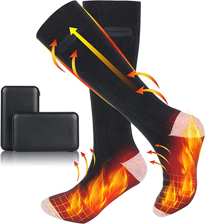 Raxiva-2 pairs unisex heated socks