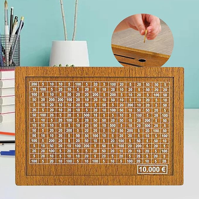 Raxiva-tresor bois tirelire en bois pour un avenir serein