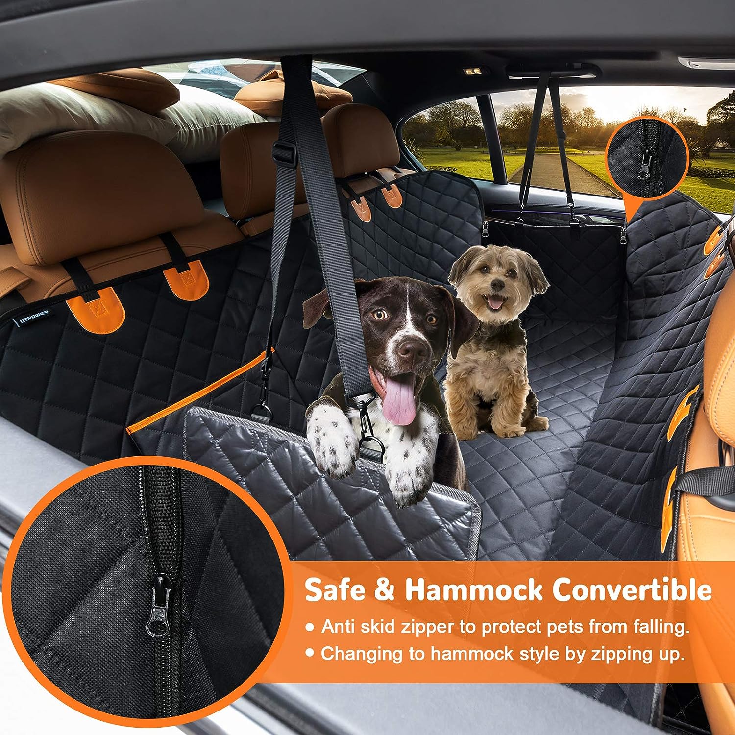Raxiva-dog car seat protector
