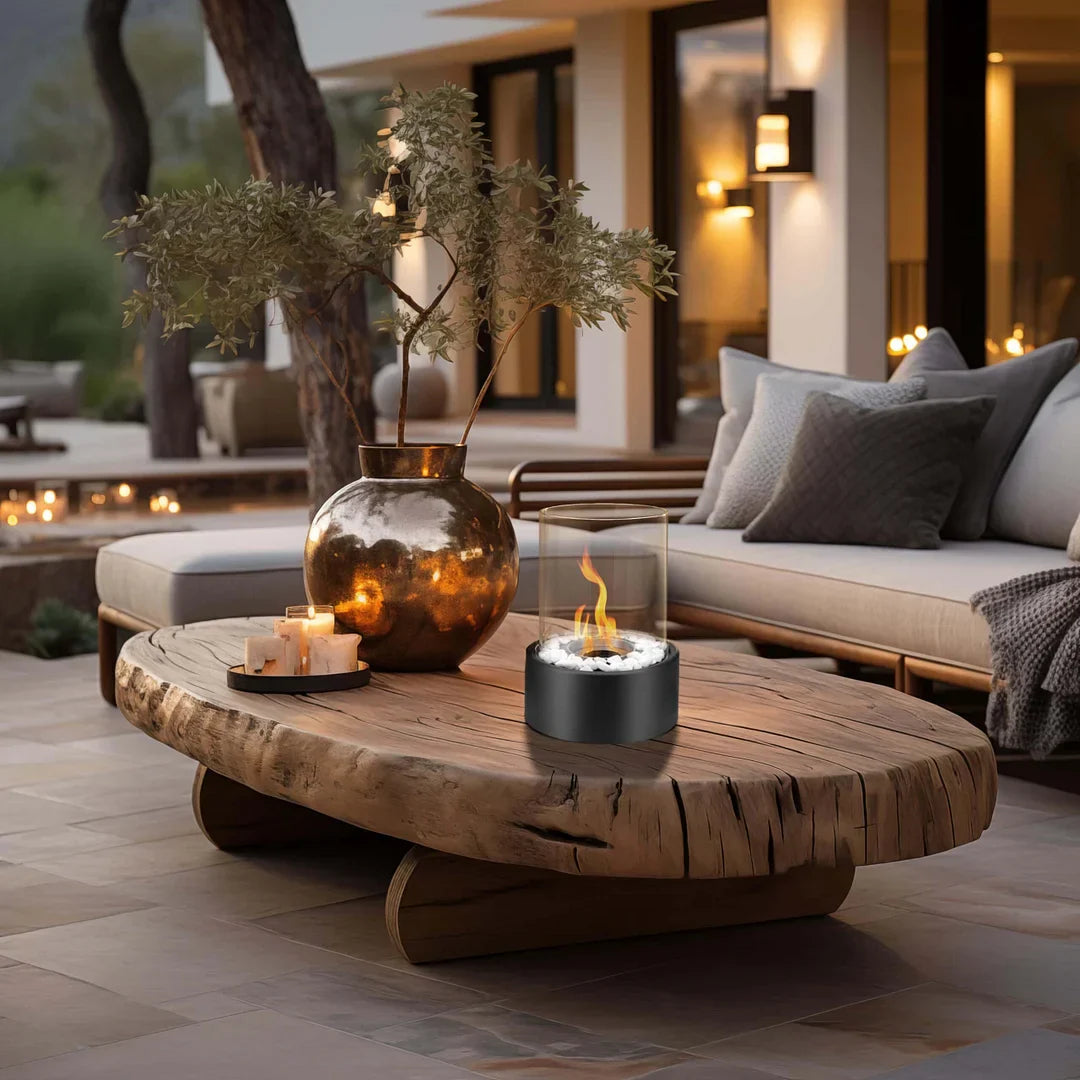 Raxiva-flamme elysee cheminee table