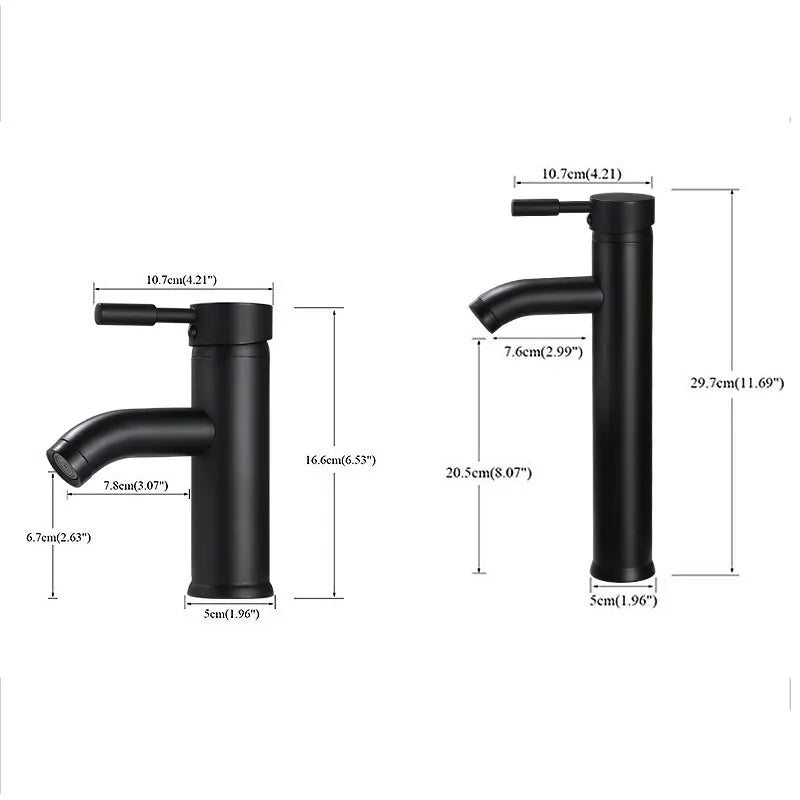 Raxiva-elegant matte black bathroom faucet modern design for contemporary spaces