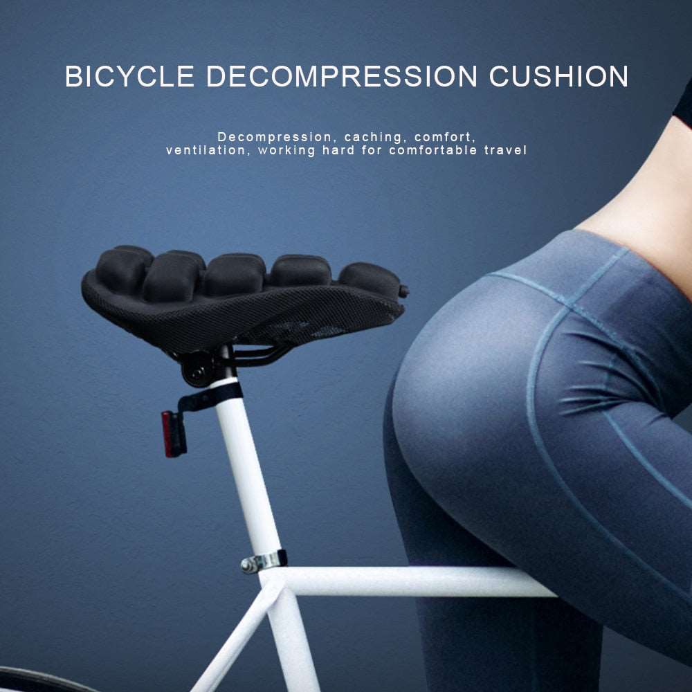 Raxiva-bicycle decompression seat cushion