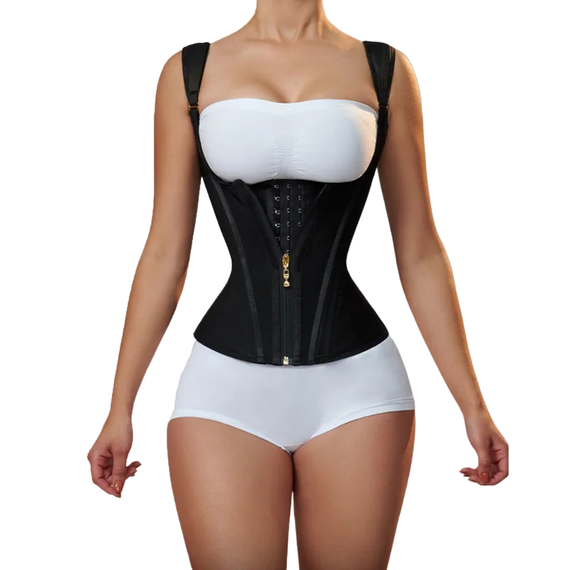 Raxiva-ultimate double compression waist trainer sculpt slim support