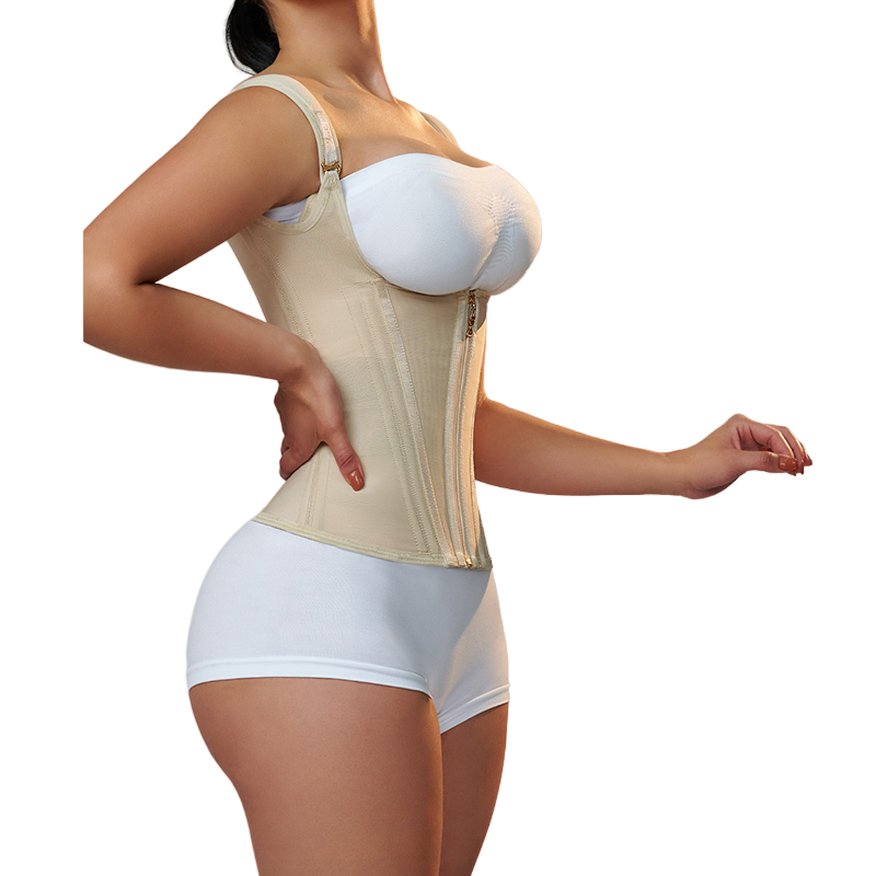 Raxiva-ultimate double compression waist trainer sculpt slim support