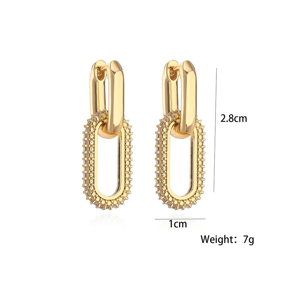 Raxiva-elegant double hoop earrings timeless style for any occasion