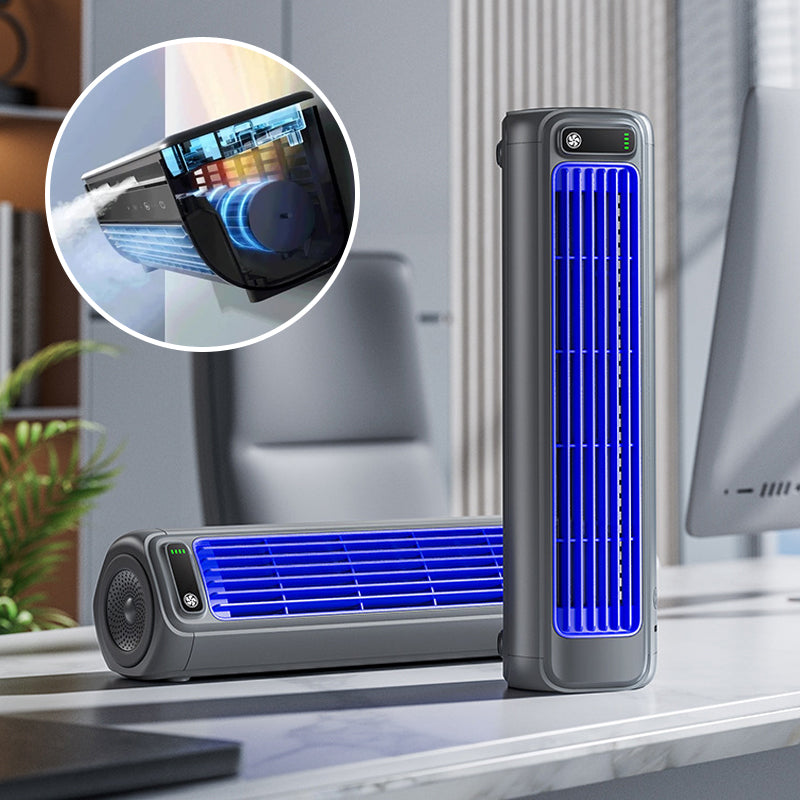 Raxiva-wireless rechargeable air conditioner