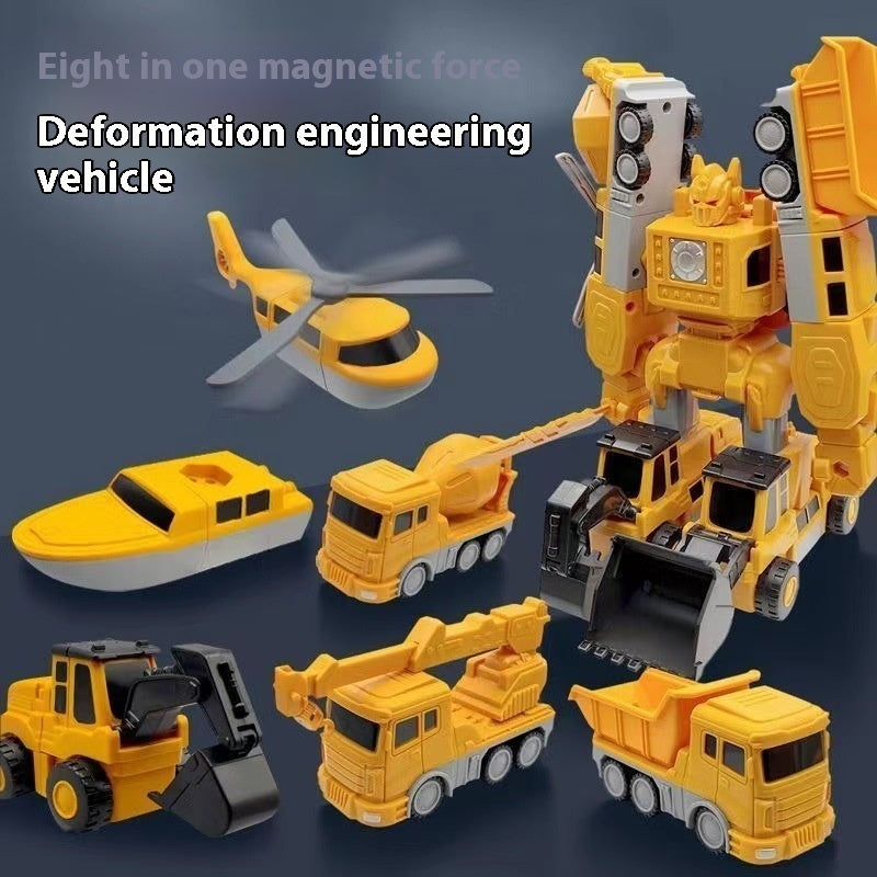 Raxiva-magnetic transformable vehicle