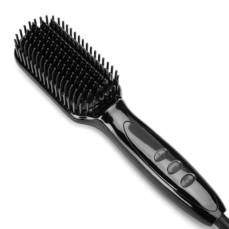 Raxiva-2 in 1 hair and beard straightener comb sleek styles effortlessly