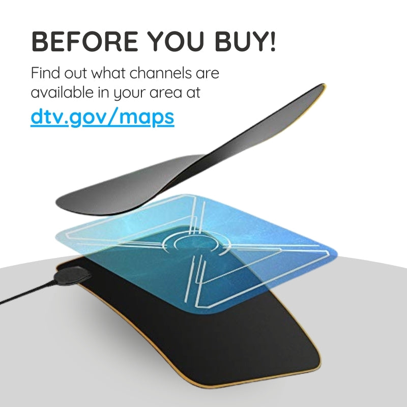 Raxiva indoor hd digital tv antenna
