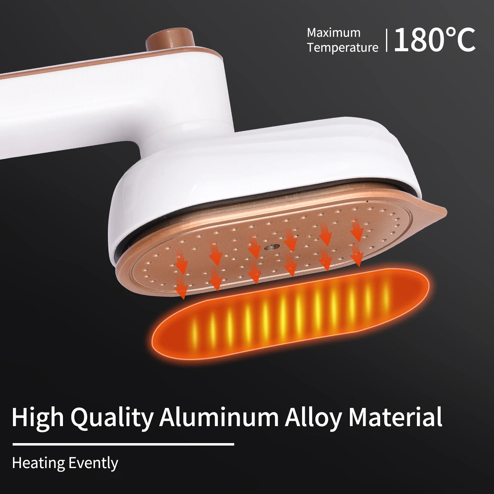 Raxiva-handheld portable clothes steamer fast easy wrinkle removal