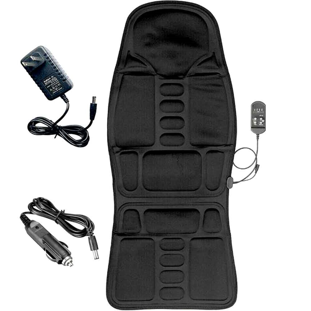 Raxiva-8 mode massage chair pad with heated back neck cushion for car home