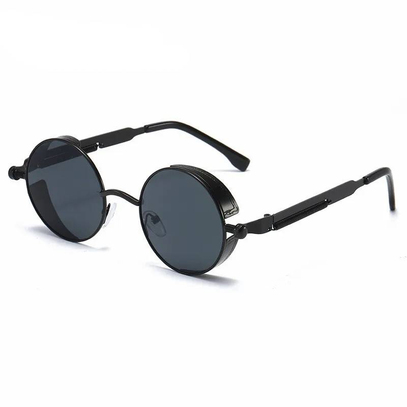 Raxiva-unisex vintage round sunglasses classic style modern protection