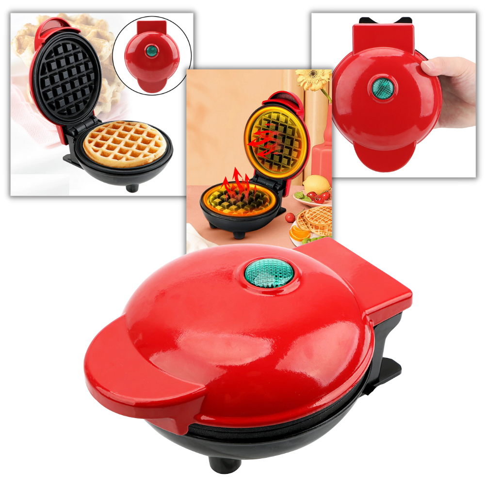 Mini Waffle Maker-Raxiva-SKU38841708378128445KITCHEN7491716218941, Mini Waffle Maker, , Raxiva, KITCHEN,