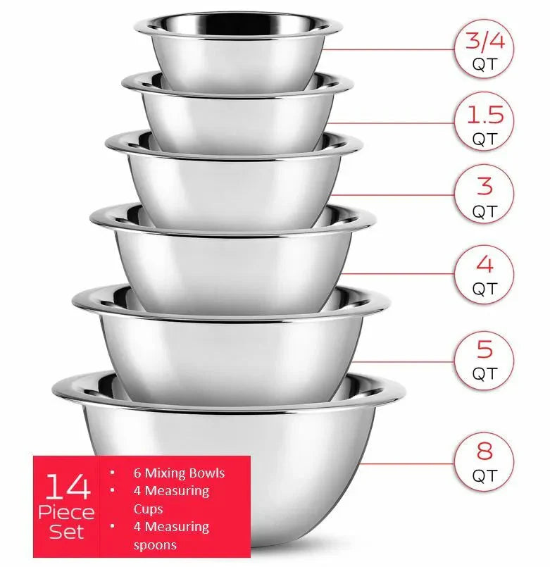 Mixing Bowls With Measuring Cups And Spoons-Raxiva-SKU38841708089147453Mixing Bowls With Measuring Cups And Spoons7491657302077, Mixing Bowls With Measuring Cups And Spoons, , Raxiva, Mixing Bowls With Measuring Cups And Spoons,
