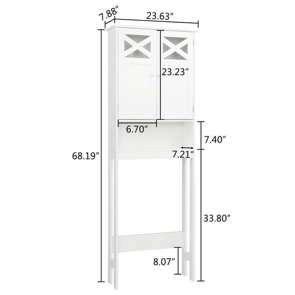 Over The Toilet Cabinet-Raxiva-SKU38841708204818493Over The Toilet Cabinet7491669164093, Over The Toilet Cabinet, , Raxiva, Over The Toilet Cabinet,