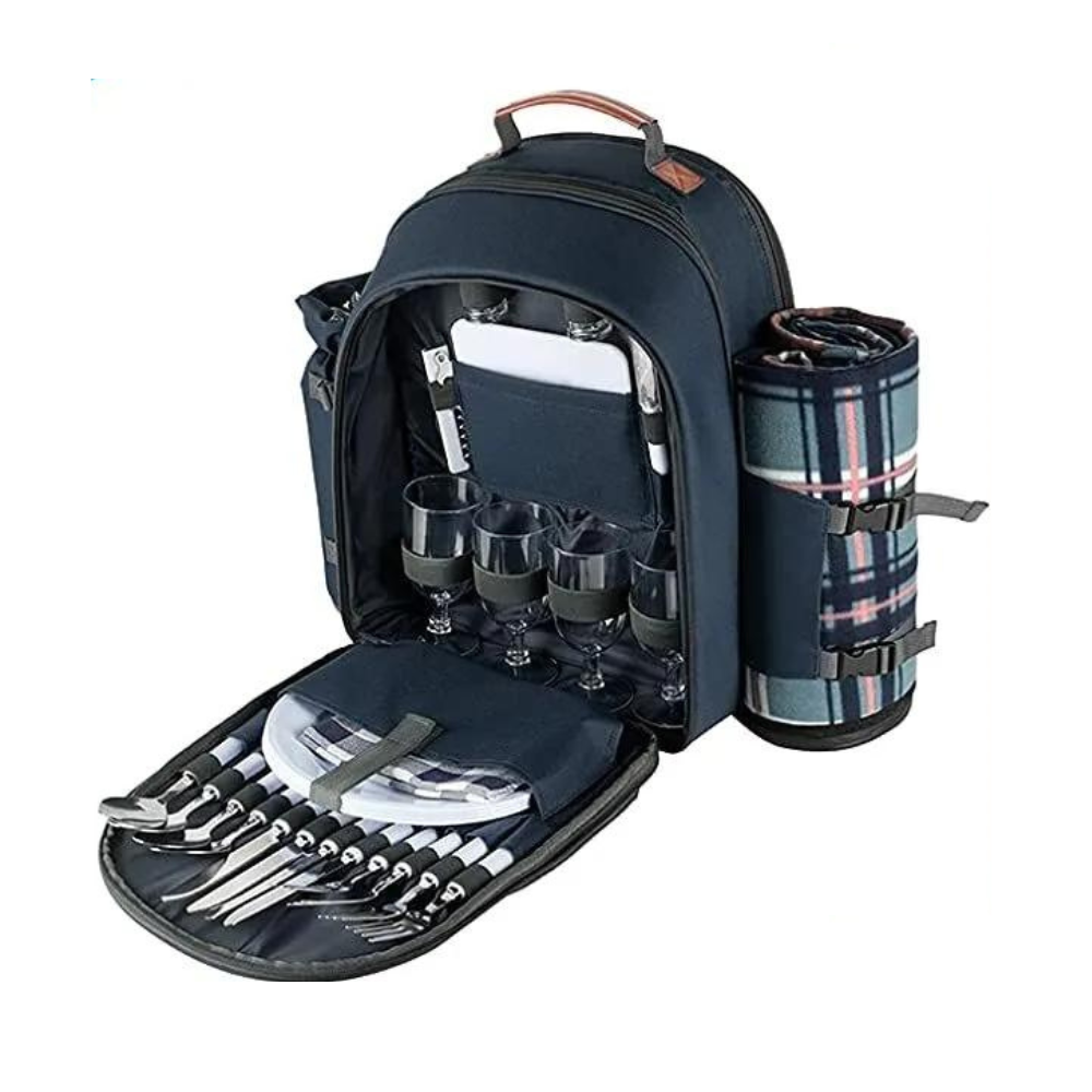 Picnic Basket Backpack Portable Set for 4-Raxiva-SKU38841708184109117Picnic Basket Backpack Portable Set for 47491664642109, Picnic Basket Backpack Portable Set for 4, , Raxiva, Picnic Basket Backpack Portable Set for 4,
