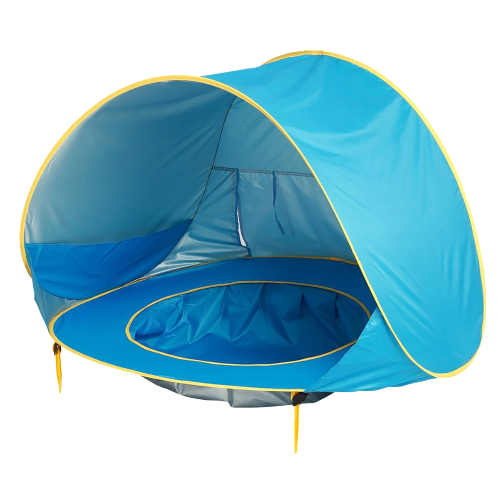 Portable Baby Beach Tent with Mini Pool-Raxiva-Blue-SKU38841708335923261BRICO7491696295997, Portable Baby Beach Tent with Mini Pool, , Raxiva, BRICO,