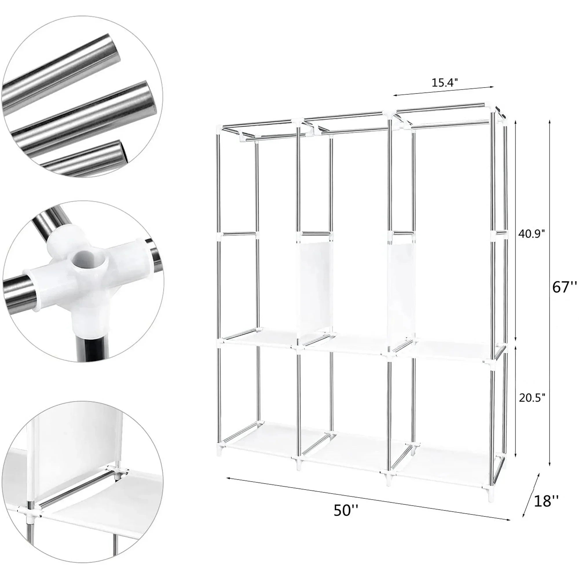 Portable Closet Clothes Wardrobe-Raxiva-SKU38841708079677501Portable Closet Clothes Wardrobe7491656450109, Portable Closet Clothes Wardrobe, , Raxiva, Portable Closet Clothes Wardrobe,