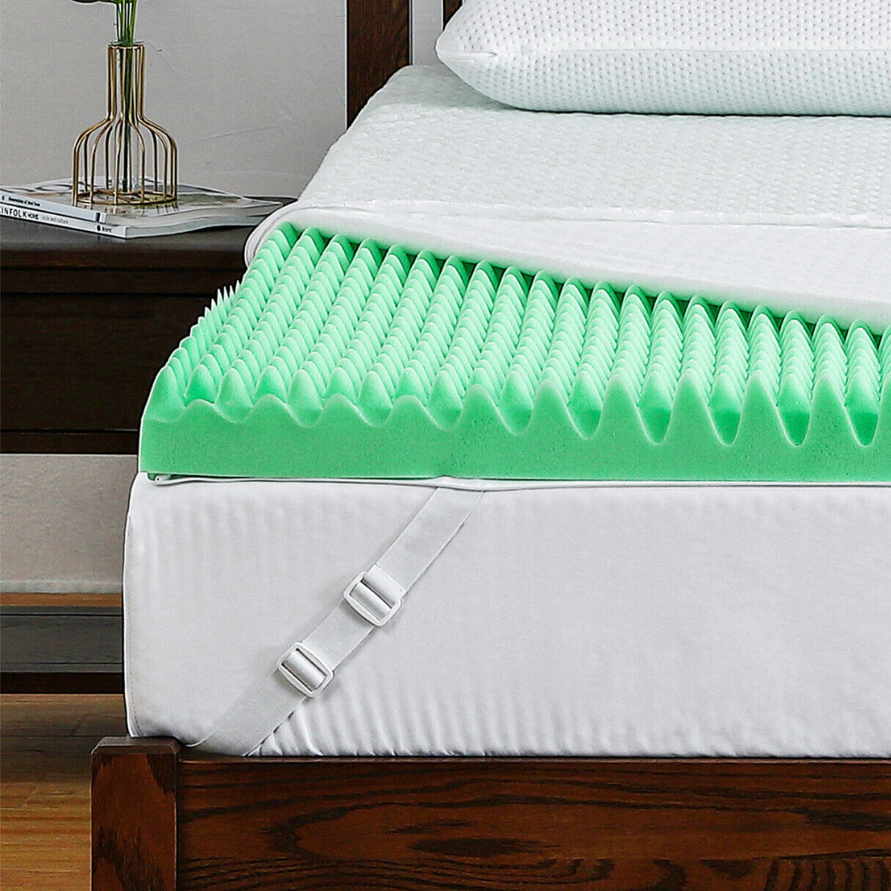 Premium Full Size Memory Foam Mattress Bed Topper-Raxiva-Premium Full Size Memory Foam Mattress Bed Topper7491667525693, Premium Full Size Memory Foam Mattress Bed Topper, , Raxiva, Premium Full Size Memory Foam Mattress Bed Topper,