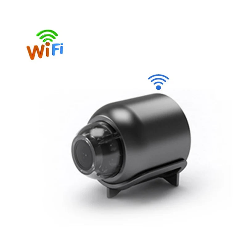 Raxiva-mini wifi camera 1080p wireless surveillance security with night vision motion detection 160 degree audio recording google play compatible perfect for baby monitoring ip cam needs