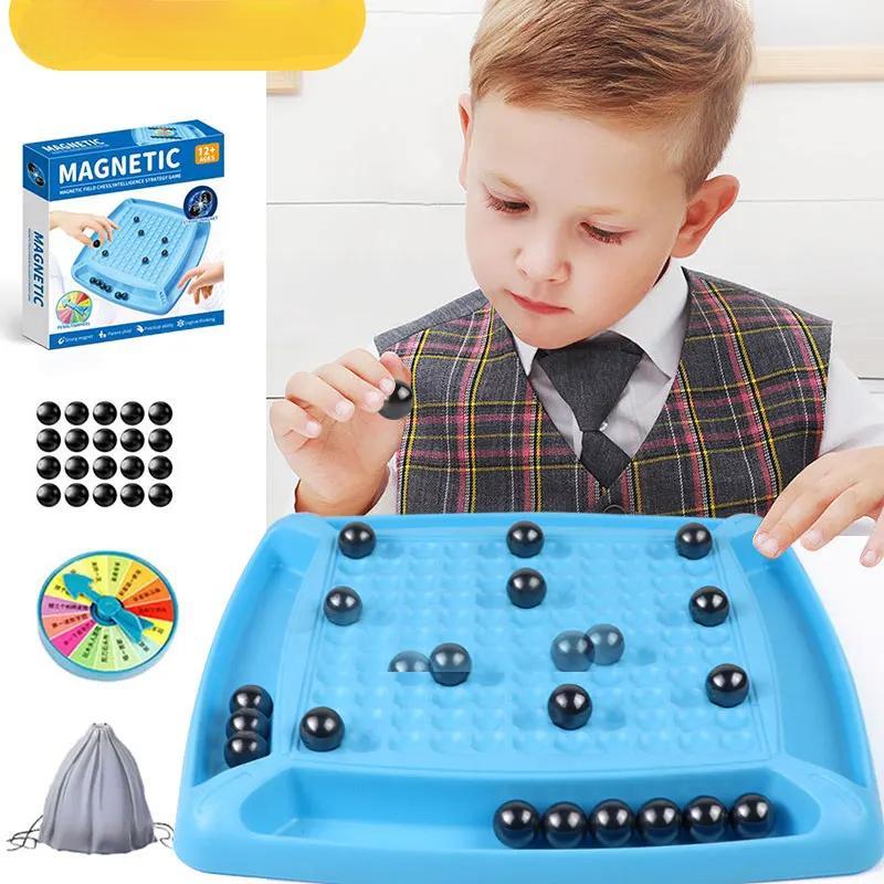 Raxiva - Battle Magnetic Chess Set with Penalty Roulette – A Thrilling Twist on Classic Strategy with Portable Storage Pouch!