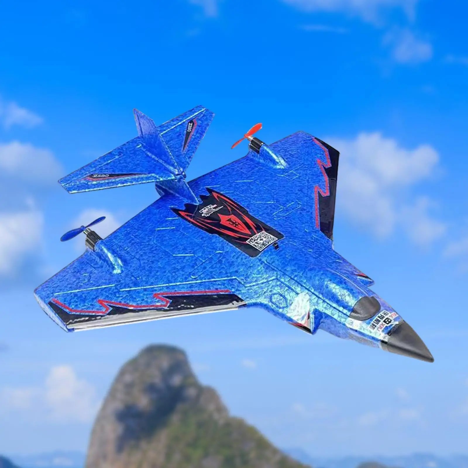 Raxiva - Fixed Wing Airplane with Remote Control – Thrilling Outdoor Flight Toy for Kids, Boys & Girls, Perfect Beginner's Holiday Gift!