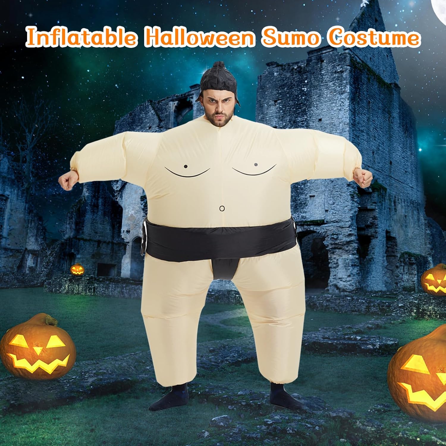 Raxiva - Inflatable Sumo Costume Suits - Inflatable Costume for Adults Sumo Wrestler