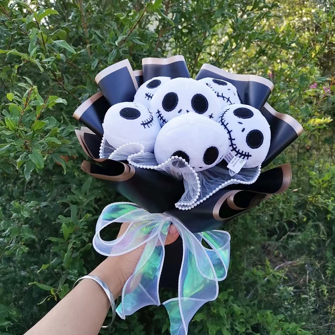 Raxiva - Jack Skellington Doll Bouquet  - Halloween Jack Skellington Plush Bouquet Doll
