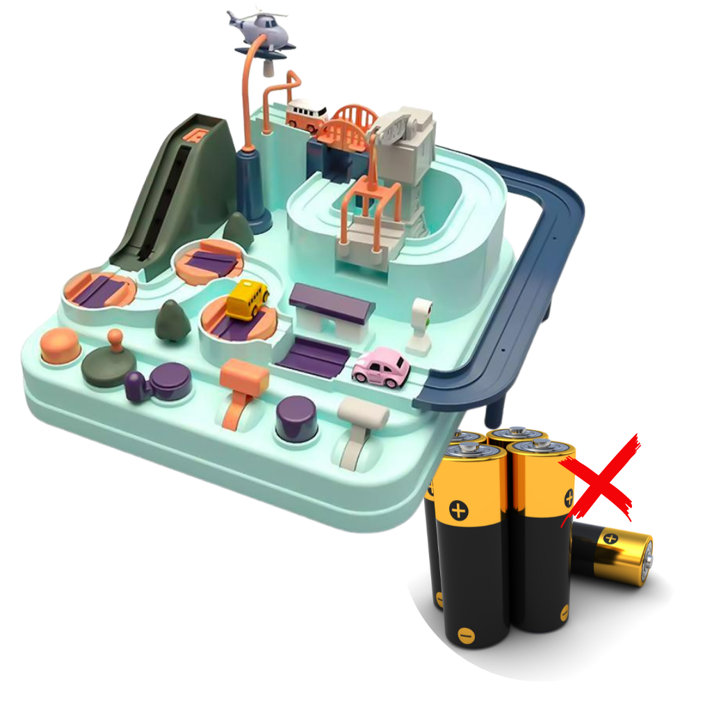 Raxiva - Mechanical Track Toy for Kids