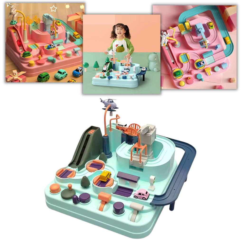 Raxiva - Mechanical Track Toy for Kids