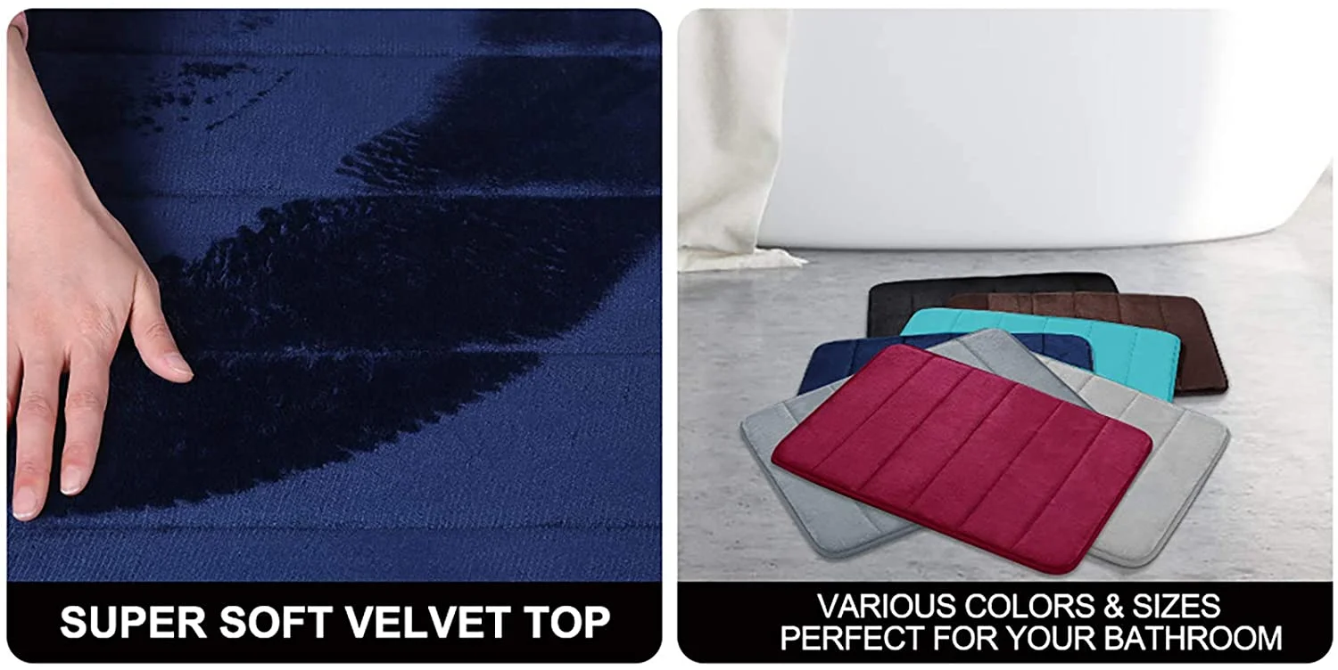 Raxiva - Memory Foam Bath Mat Rug