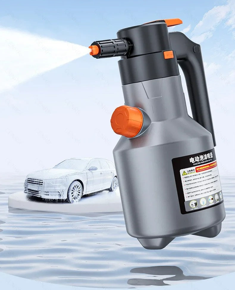 Raxiva - Motorized Cleaning Handheld Foam Cannon – Professional Electric Foam Sprayer for Effortless Car Wash