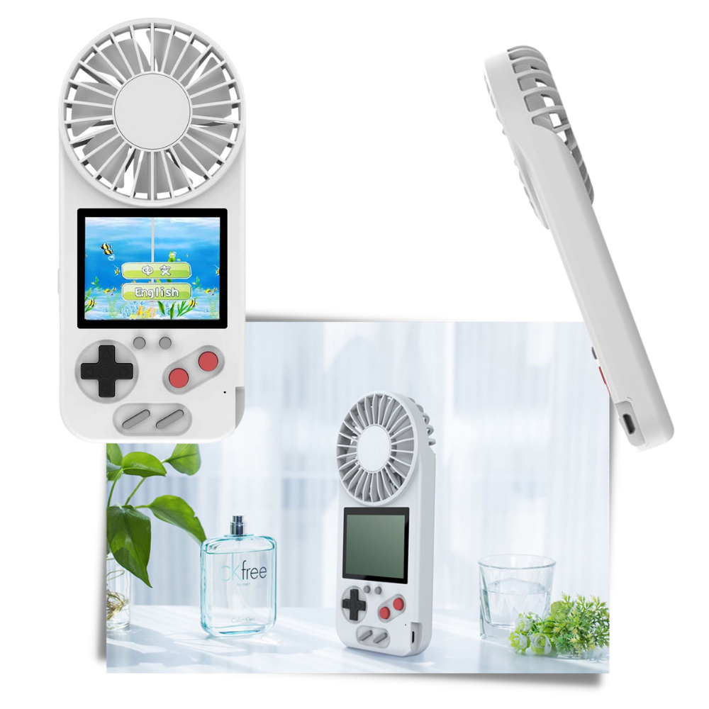 Raxiva - Multi-Game Hand-Held Console with Fan