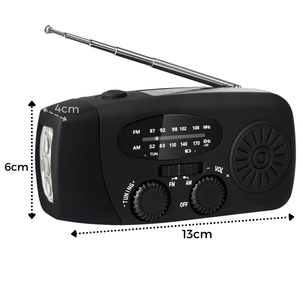 Raxiva - Multifunctional Dynamo Emergency Radio