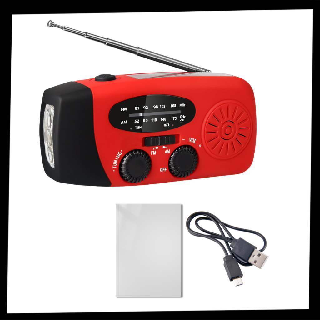 Raxiva - Multifunctional Dynamo Emergency Radio