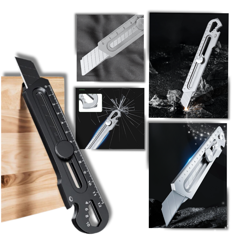 Raxiva - Multipurpose Retractable Box Cutter